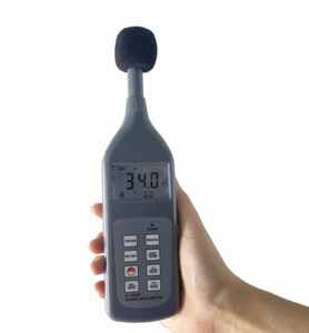 Schallpegelmessgerät mit 30dB~130dB Zeitgewichtung schnell (125 ms)/langsam (1 Sekunde) - Bild 1 von 15