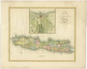 Antique Map of Java and Batavia - Picture 1 of 1
