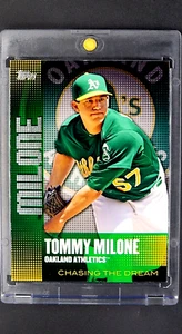 2013 Topps Chasing the Dream #CD-20 Tommy Milone Oakland Athletics Baseball Card - Picture 1 of 10