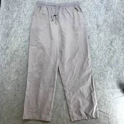 Scrub Studio Scrub Pants Womens Size Large Gray Pull On Drawstring Straight Foto 1 de 4