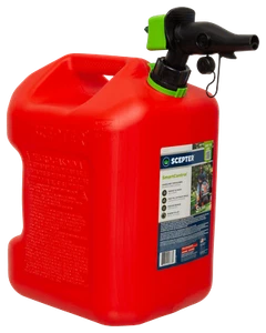 5 gallon Smart Control Dual Handle Gas Can Red Fuel Container with Rear Handle - Picture 1 of 5