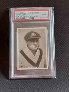 DON BRADMAN 1938 ARDATH PHOTCARDS PSA 4 VG-EX - Picture 1 of 2