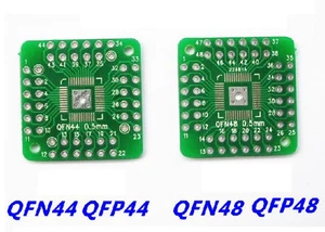 5pcs QFN44 QFP48 QFP44 PQFP LQFP Turn to DIP SMD Adapter to DIP Board - Picture 1 of 1