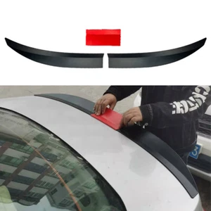 Universal Car Adjustable Rear Trunk Spoiler Lip Roof Tail Wing Carbon Fiber USA - Picture 1 of 9