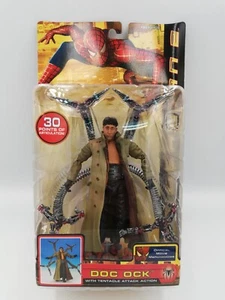 Spider-Man 2 Movie: Doc Ock Figure with Tentacle Attack, Toy Biz 2004 - RARE New - Picture 1 of 5
