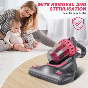 Vacuum Cleaner Mite UV Dust Remover Bed Mattress Blanket Cleaner Rechagerable US - Picture 1 of 19