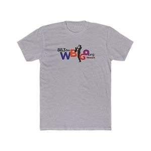 WBGO New York Newark Jazz Music Radio Station Men's Cotton Crew Tee - Picture 1 of 13