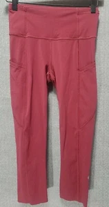 Legging Lululemon Capris Rojo Talla 4 Bolsillos B46 - Imagen 1 de 10
