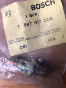 JEU DE PIECES BOSCH 1587010002 FUEL PUMP CHECK VALVE BOSCH ORIGINE - Foto 1 di 1