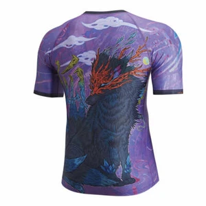 Budo Kitsune Rash Guard - Dark - Picture 1 of 2