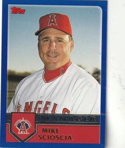 SPEDIZIONE GRATUITA-COME NUOVO-2003 Topps 262 Mike Scioscia Anaheim Angels - Foto 1 di 1