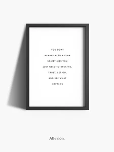 Póster arte de pared positividad impresiones citas inspiradoras impresión motivacional - Imagen 1 de 2