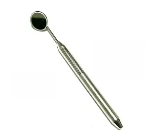 Zahnspiegel Griff mit Mundspiegel # 4 Premium Zahninstrument - Bild 1 von 1