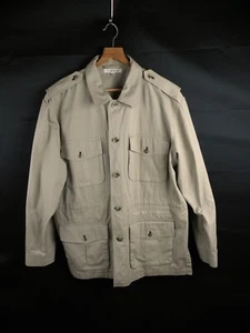 Vintage Travel Smith Safari Jacket Coat Mens Size XL Tan Utility Bush Cargo - Picture 1 of 9