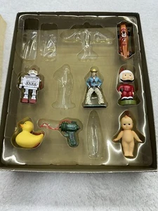 Seasons Of Cannon Falls Vintage Keramik Weihnachtsschmuck Spielzeug-Thema Retro - Bild 1 von 24