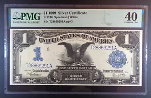 Series 1899 United States $1 Silver Certificate, Fr. 236, PMG EF 40. - Picture 1 of 2