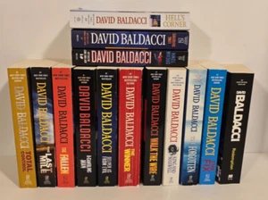 Lot of 14 David Baldacci Thriller Mass Market Paperback Books MIX - Picture 1 of 6