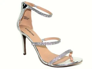 Bebe Janae elegante Damen-Sandalen silberfarben bunt Größe 9,5 M - Bild 1 von 6