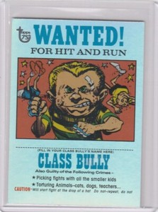 2013 TOPPS 75TH ANNIVERSARY 1975 “WANTED STICKERS” PARALLEL RAINBOW FOIL #62