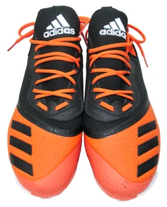 NWT Adidas Icon V Bounce Orange/Black Baseball Cleats G28252 - Mens 16 - Picture 1 of 5