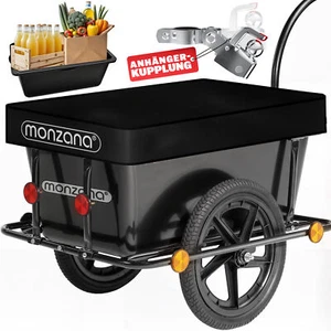 MONZANA® Fahrradanhänger Handwagen Transportanhänger Lastenanhänger Radanhänger - Bild 1 von 9