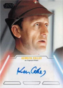 Star Wars Jedi Legacy Autogrammkarte signiert von Kenneth Colley als Captain Piett - Bild 1 von 1
