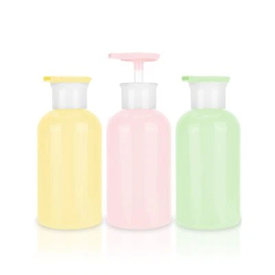 3 Pièces Flacon Pompe Vide 300ml Distributeur Shampoing et Gel Douche Bouteil... - Photo 1/4