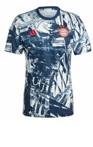 YOUTH Adidas Bayern Munich Pre Match Jersey 23/24 season - size Medium - Picture 1 of 4