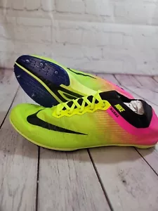 Neue Nike Mamba Trainingsschuhe mit Spikes, Größe 14 neongelb - Bild 1 von 9