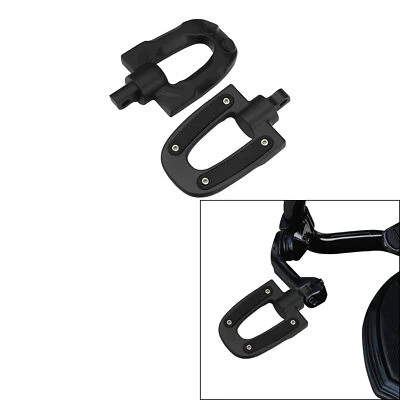 Reposapiés mate reposapiés montaje macho apto para Harley Touring Street Road Glide Foto 1 de 4