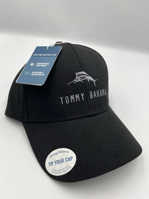 Tommy Bahama Margarita Baseball Tip Your Cap Marlin Logo Adjustable Black - Image 1 of 4