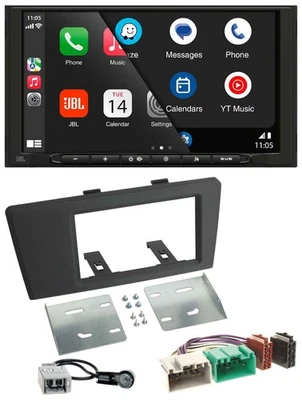 JBL USB 2DIN MP3 Bluetooth AUX Autoradio für Volvo S60 S70 C70 V70 00-03 - Bild 1 von 4