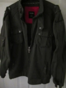Trunk Royal Republic Green Zippered Jacket Men's Size XL Urbanwear Hip Hop KG JD - Picture 1 of 12