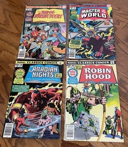 Lotto 4 fumetti Marvel Classics #12, 21, 30, 34, 1976-1977, BELLE condizioni! - Foto 1 di 1