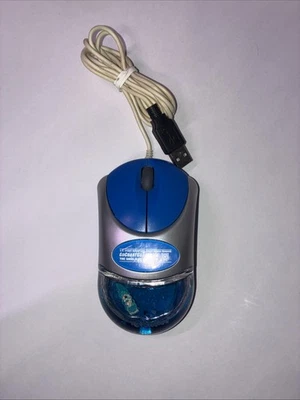 RARE Vintage Coast Gurard Liquid Filled Optical Computer Mouse (Aqua Like) - Image 1 of 4