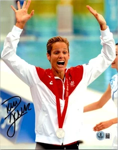 DARA TORRES SIGNED 8X10 PHOTO BECKETT BAS COA USA OLYMPIC SWIMMER 2 - Picture 1 of 1