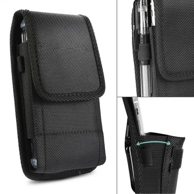 Funda Vertical para Teléfono Celular LUXMO para iPhone Samsung Cartera Estuche Clip para Cinturón Foto 1 de 4