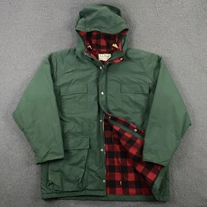 Vintage L.L.Bean Baxter State Parka Mens Large Wool Flannel Lined Made USA 90s - Picture 1 of 15