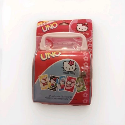 2003 Hello Kitty Uno Deluxe Collector Tin Sanrio Extremely RARE Sealed FreeShip! - Image 1 of 4