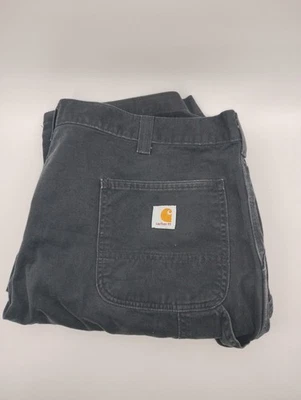 Carhartt B24 BLK Relaxed Fit Work Pants Black Mens 44x30 Cotton Twill - Image 1 of 4