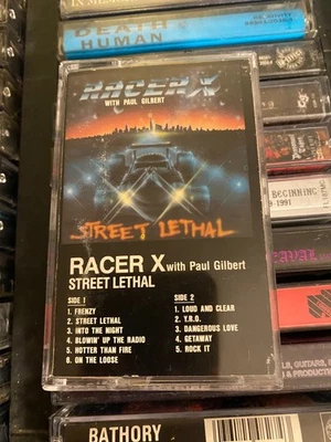 Racer X *Street Lethal *cassette tape *VG+/NM *1986 *Shrapnel *SH-1023C Foto 1 de 4