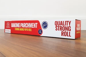 White Baking Parchment Paper Roll  450mm x 50m | Non Stick, Premium Quality - Picture 1 of 3