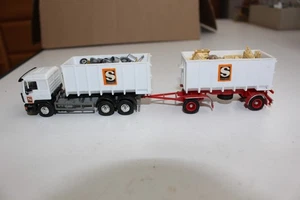 Herpa 1:87 - MAN Müllcontainer Fahrzeug mit Ladung, ohne OVP - Bild 1 von 5