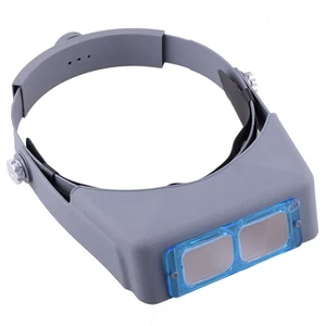 4 Lentes Diadema Banda para la Cabeza Lupa Reloj Reparación Ojo Soldadura Cabezal Herramienta pj - Imagen 1 de 4