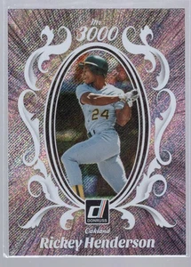 * 2023 Donruss - Mr. 3000 Rapture #M3K-06 - RICKEY HENDERSON - Picture 1 of 2