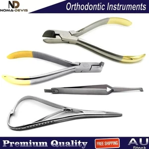 Orthodontic Tools Kit Dental Plier Wire Cutter Ligature Mathieu Needle Holder CE - Foto 1 di 5