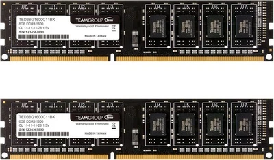 TEAMGROUP Elite DDR3 16GB Kit (2x8GB) 1600MHz (2x8GB), Dual Channel  - Image 1 of 4