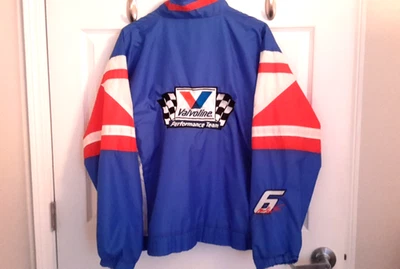 Vintage Valvoline Checkered Flag Sports Jacket XL #6  Mark Martin - Image 1 of 4
