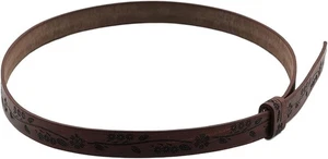 Fascia per cappello fascia da cowboy in pelle per uomo western 56-58 cm - Foto 1 di 8