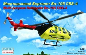 1/72 Eastern Express 72143 MULTIPURPOSE HELICOPTER BO-105 CBS-4 MODEL KIT  - Picture 1 of 1